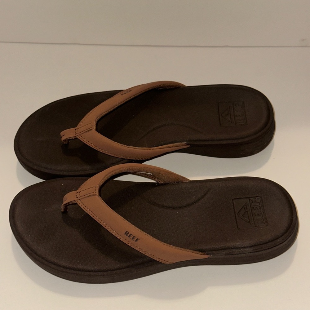 Reef Brown and Black Women's Sandals - Picture 7 of 7